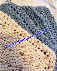 Hand Knit Cotton Dishcloths | Reusable Eco-Friendly Kitchen Cleaning Cloths