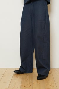 Image 1 of Burmese Studio Denim Wide Leg Pants