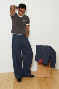 Image 2 of Burmese Studio Denim Wide Leg Pants