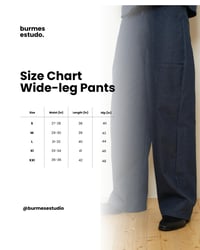 Image 4 of Burmese Studio Denim Wide Leg Pants