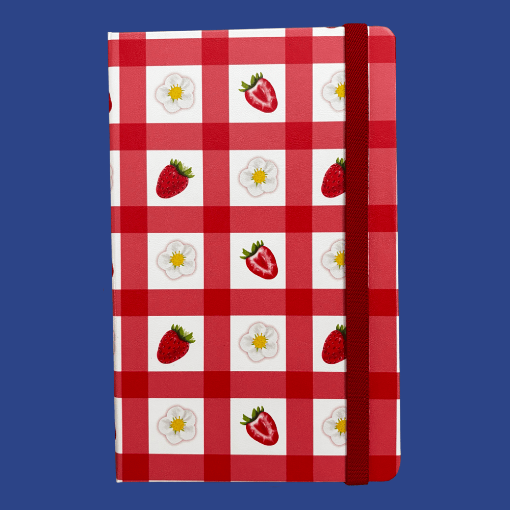 Strawberry Hardcover Journal
