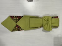 Image 2 of Verdant Mosiac Bow Woman's Necklace Tie