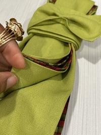 Image 3 of Verdant Mosiac Bow Woman's Necklace Tie