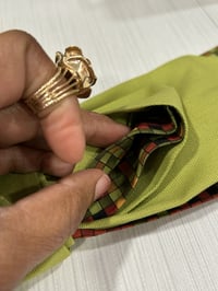 Image 4 of Verdant Mosiac Bow Woman's Necklace Tie