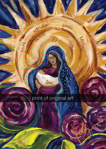 Image of Mary and baby Jesus