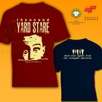 TUMBLEDOWN TEE - (RED/NAVY) 