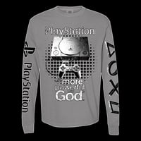Image 1 of PLAYSTATION "MORE POWERFUL THAN GOD" LONGSLEEVE