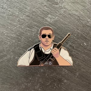 Nicholas & Danny hard enamel pin badges