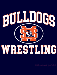 Image 1 of Bulldogs Wrestling Shirts