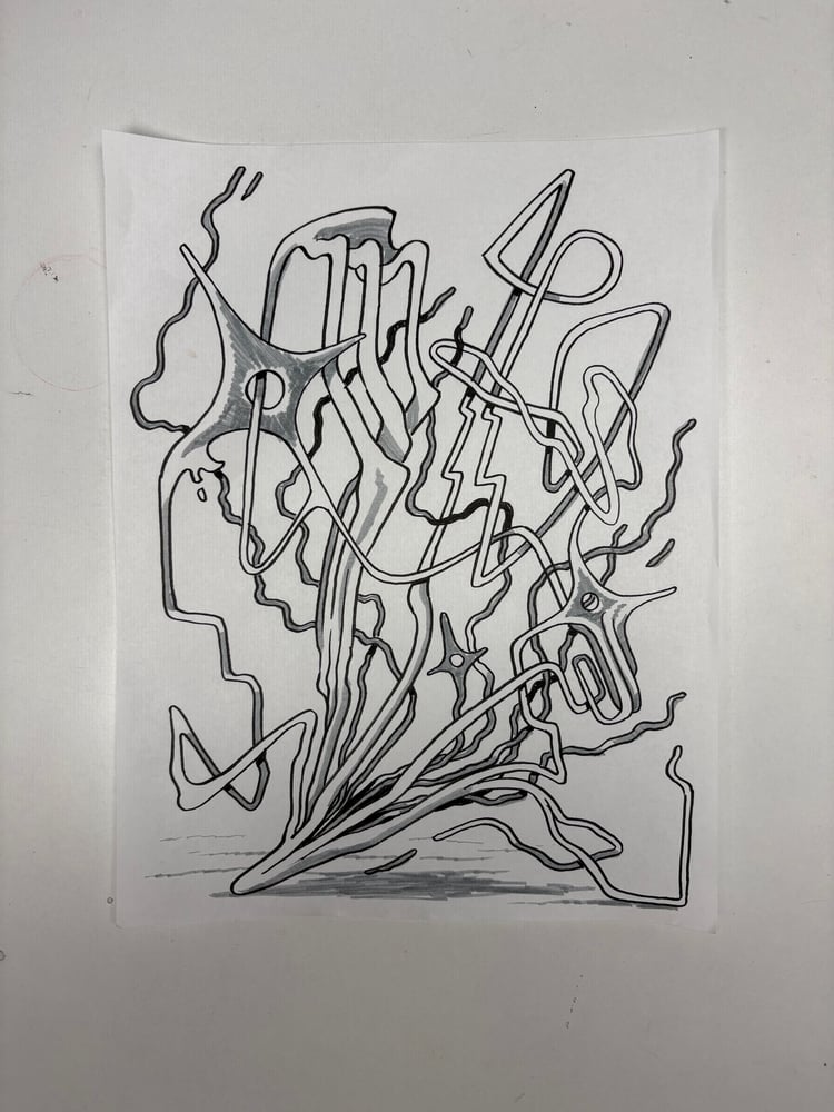 Image of Original Abstract Drawing 