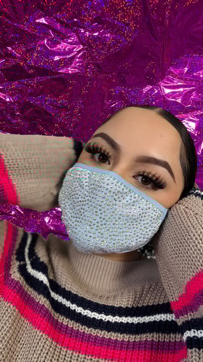 Image of Sparkly Blue Mask