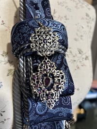 Image 3 of Midnight Heirloom Necklace Tie