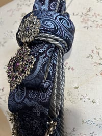 Image 4 of Midnight Heirloom Necklace Tie