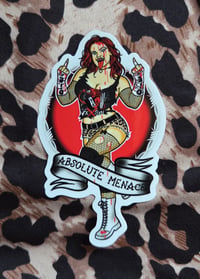 Absolute Menace Die Cut Stickers