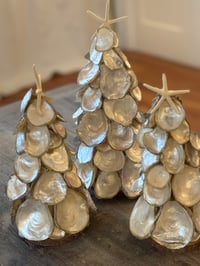 Oyster shell Christmas trees
