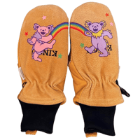 Image 1 of Grateful Dead Rainbow Bear Mittens