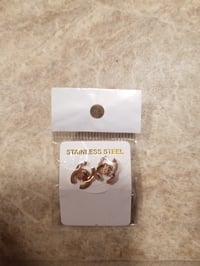 Image 3 of Chanel Earrings Rose Gold
