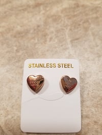 Image 1 of Gucci Earrings Heart Shape