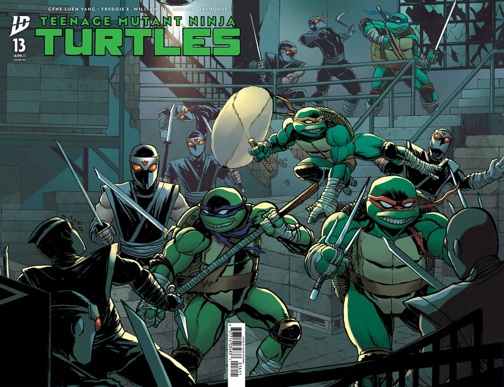 TMNT #13 (2025) BLACK SABER EXCLUSIVE BY JASON FLOWERS