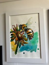 Image 3 of The Bee Original Watercolour painting