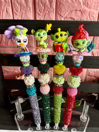Image 3 of 🌸Disney Doorables In Full Bloom Luxury Beaded Bling pens 
