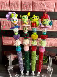 Image 6 of 🌸Disney Doorables In Full Bloom Luxury Beaded Bling pens 