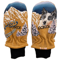 Image 2 of Pet Portrait Wedding Mittens