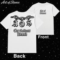 Image 1 of “Chain” White Heavyweight Tee