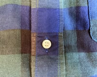 Image 5 of Sugar Cane “light” line knit plaid shirt, size M