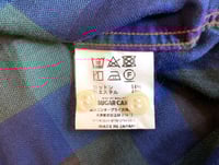 Image 8 of Sugar Cane “light” line knit plaid shirt, size M