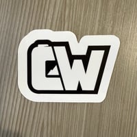 CW STICKERS NEW (WHITE AND BLACK)