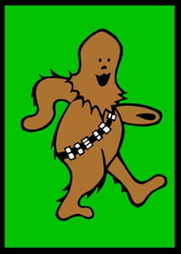 Image 3 of Grateful Chewy Postcards  (Set of 4, asst background colors)