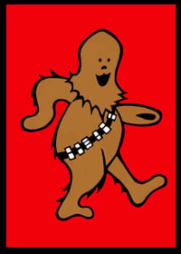 Image 4 of Grateful Chewy Postcards  (Set of 4, asst background colors)