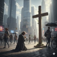 Digital download ( City On It's Knees ) is a Christian alternative rock song