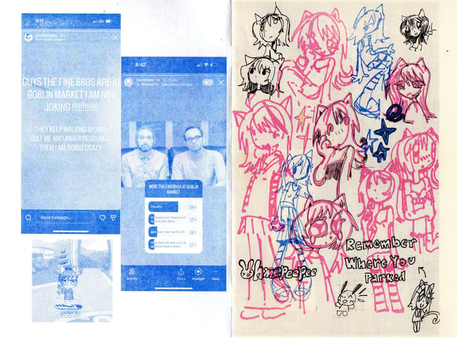 sketchbook zine 4 risograph edition