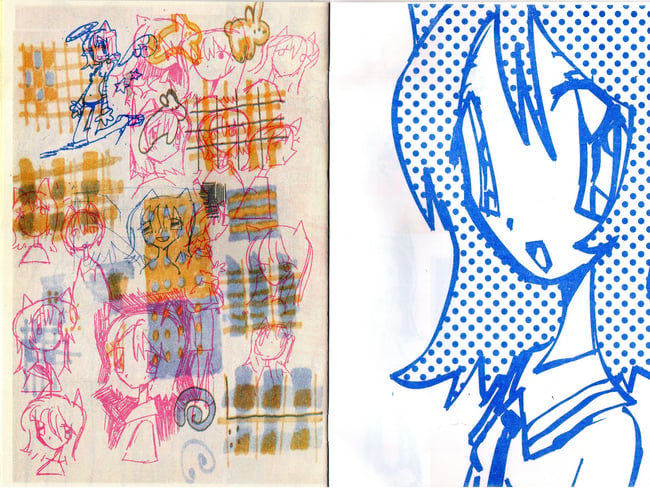 sketchbook zine 4 risograph edition