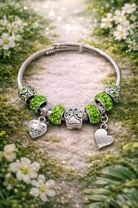 Image 1 of Pup Love Charm Bracelet 