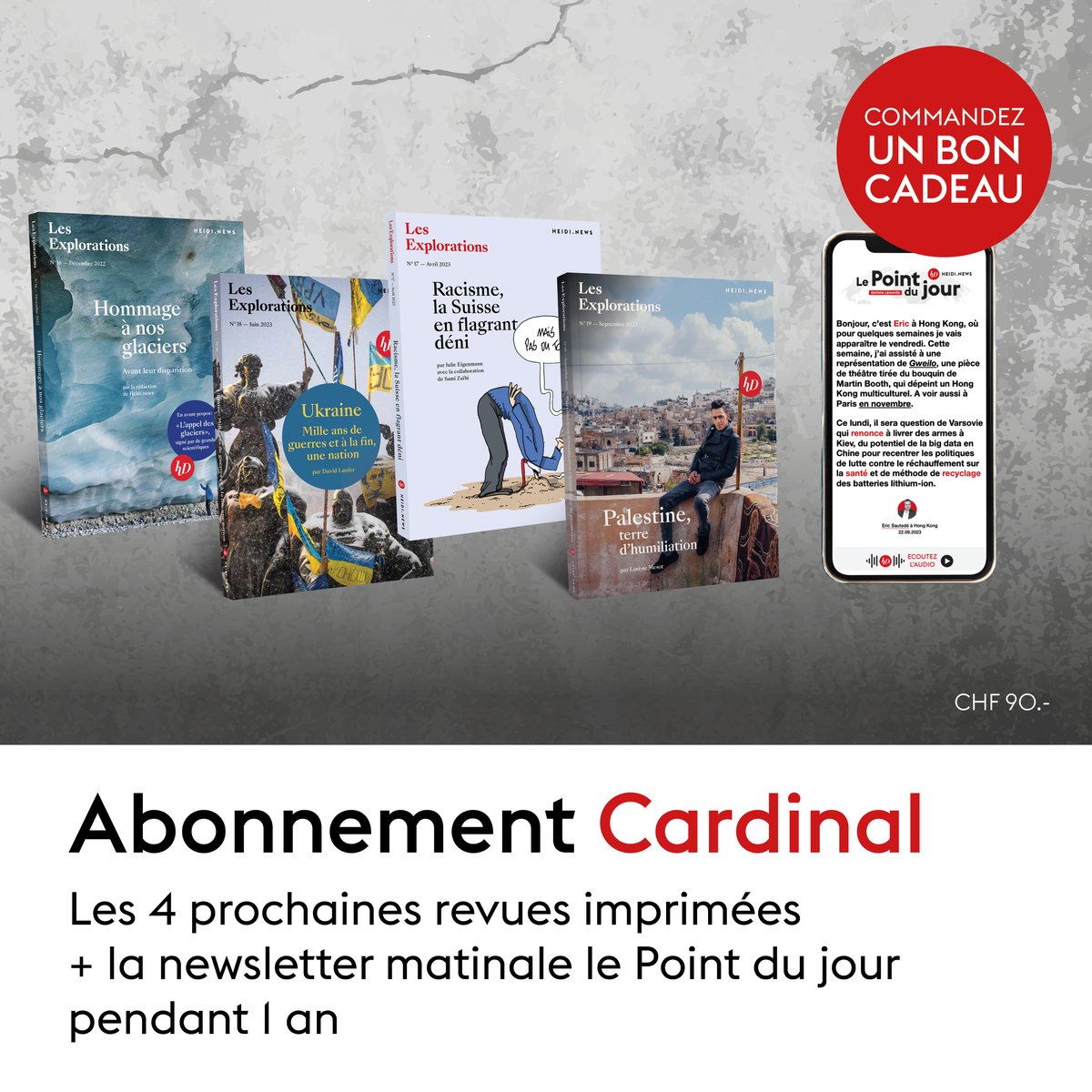 Image of Bon cadeau: Abonnement Cardinal