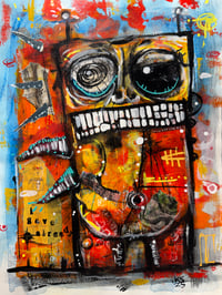Image 1 of ORIGINAL 9x12 acrylic/ink on multi-media paper, 'I Gave Already'