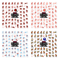 Image 2 of Tecmo Super Bowl NES Team Sticker Sets (65 Pieces)