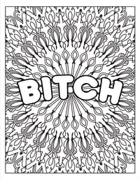 Image 2 of Colorful Words (Adult Coloring Book)