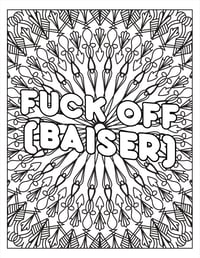 Image 4 of Colorful Words (Adult Coloring Book)