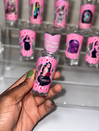 Image 2 of Custom Galentines shot glasses