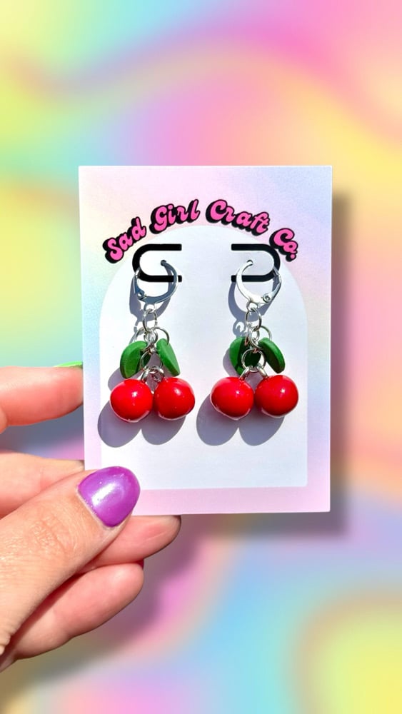 Image of Cherry Earrings