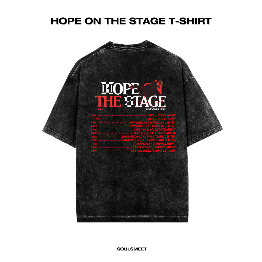 Jhope Hope on the Stage Tour T-shirt Instock | Seoulmate | Kpop Jhope Hope on the Stage Tour T-shirt Instock | Seoulmate | Kpop