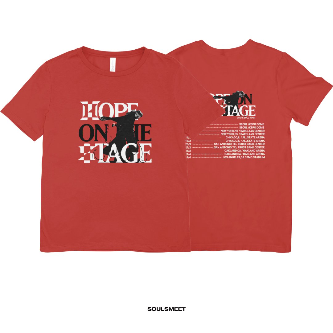 Jhope Hope on the Stage Tour T-shirt Instock | Seoulmate | Kpop Jhope Hope on the Stage Tour T-shirt Instock | Seoulmate | Kpop