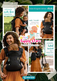 Infantino Flip 4-in-1 Convertible Baby Carrier & Crossbody Diaper Bag