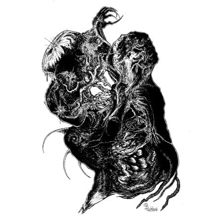 Image of Reek of the Unzen Gas Fumes / Thy Sepulchral Moon - Split CD