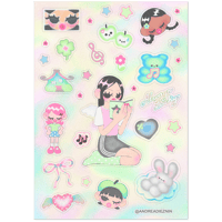 Always Lucky A5 vinyl sticker sheet