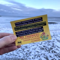 Image 2 of Fuck AI and Fuck the stupid internet sticker pack!